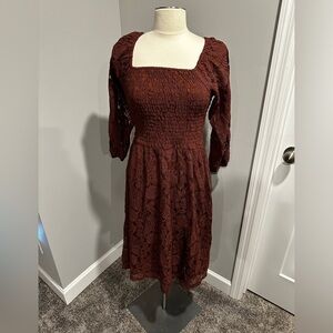 NWT Baltic Born burgundy lace dress